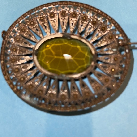 Beautiful vintage multi stone pin - Picture 2 of 7